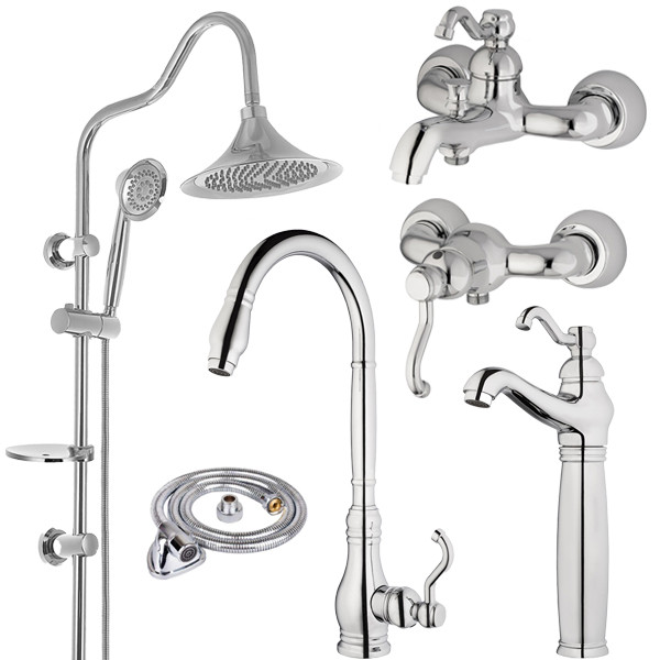 ست شیرآلات فراست پویا مدل دامون K3 مجموعه 6 عددی